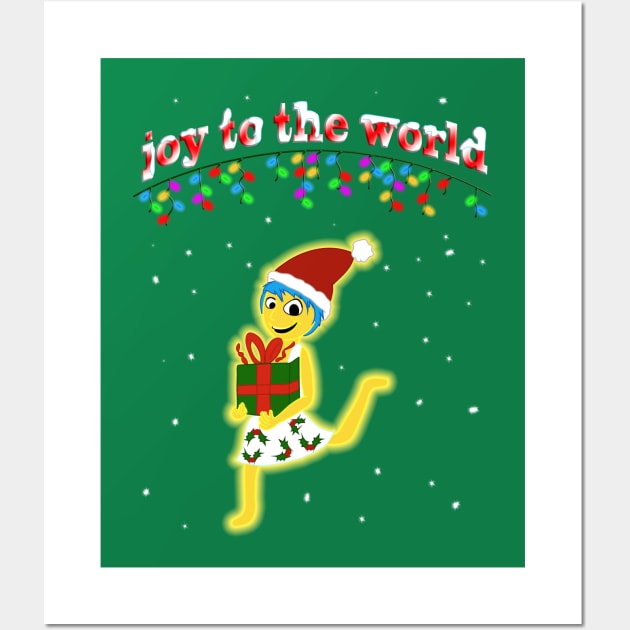 "Joy to the World" - Inside Out Holiday Wall Art by AnimazingCreations